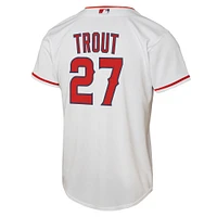 Youth Nike Mike Trout White Los Angeles Angels Home Replica Player Jersey