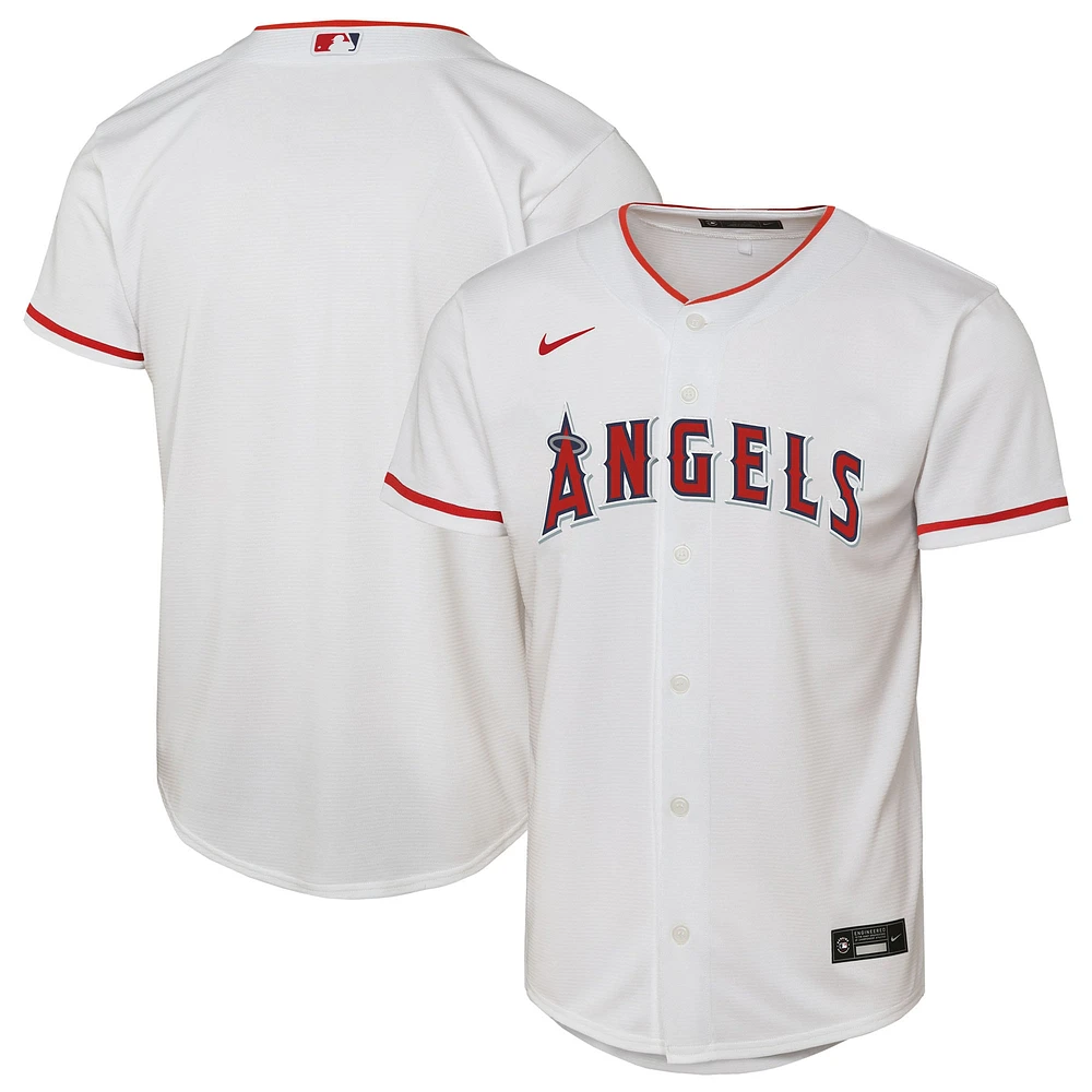 Youth Nike  White Los Angeles Angels Home Replica 2.0 Jersey