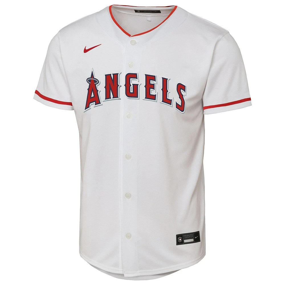 Youth Nike  White Los Angeles Angels Home Replica 2.0 Jersey