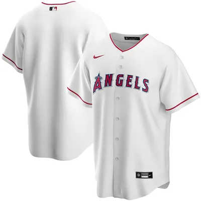 Équipe de réplique à domicile Nike Los Angeles Angels pour jeunes - Blanc Maillot