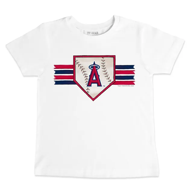 Women's Tiny Turnip Navy Atlanta Braves I Love Dad T-Shirt Size: Large