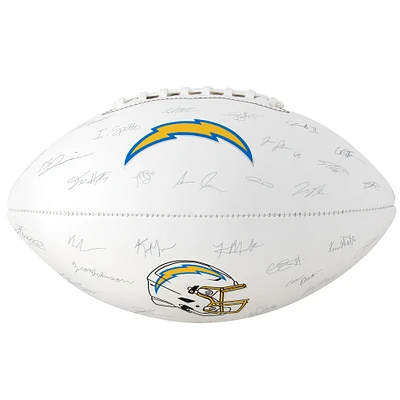 Ballon de football à signature autographe des Chargers de Los Angeles