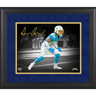 Asante Samuel Jr. Los Angeles Chargers Fanatics Authentic Facsimile Signature Framed 11" x 14" Spotlight Photograph