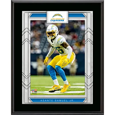 Asante Samuel Jr. Los Angeles Chargers Fanatics Authentic Framed 10.5" x 13" Sublimated Player Plaque
