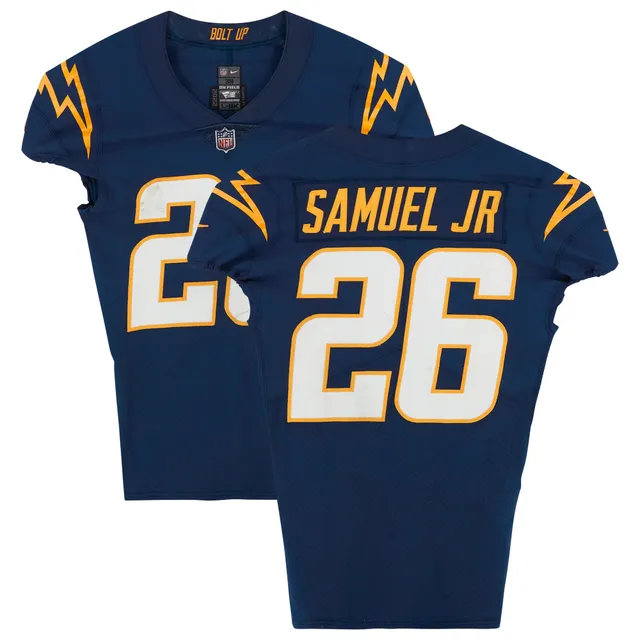 Lids Drue Tranquill Los Angeles Chargers Fanatics Authentic Game-Used #49  White Jersey vs. Indianapolis Colts on December 26, 2022