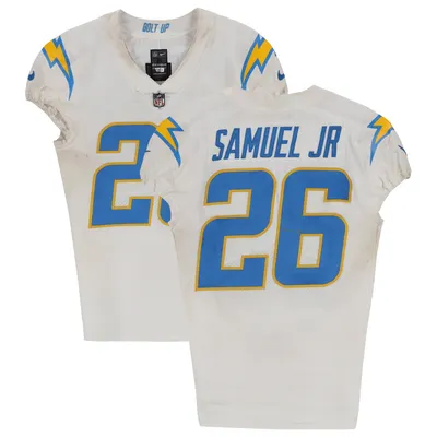 Lids Bryce Callahan Los Angeles Chargers Fanatics Authentic Game-Used White  #23 Jersey vs. San Francisco 49ers on November 13, 2022