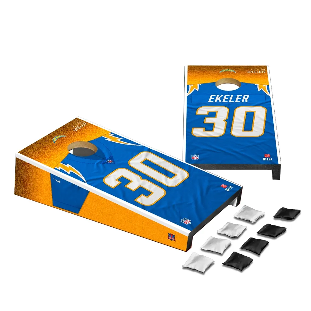 Los Angeles Chargers Cornhole Boards, Chargers Bean Bag Toss Games