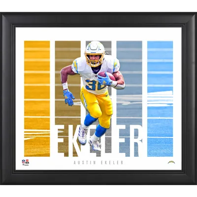 Lids Khalil Mack Los Angeles Chargers Fanatics Authentic Framed 15 x 17  Player Collage with a Piece of Game-Used Ball