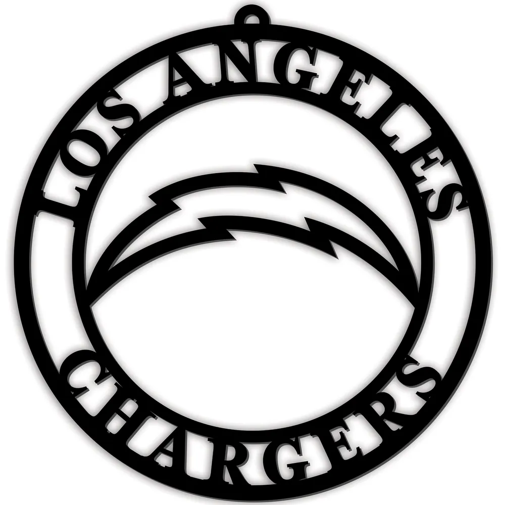 Antigua Los Angeles Chargers White 19th Hole Polo