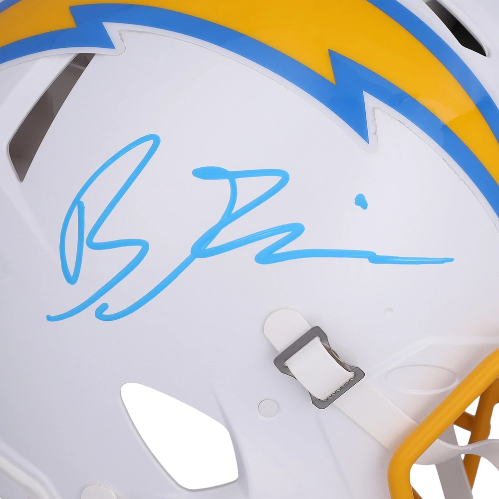 Brenden Rice Los Angeles Chargers Autographed Riddell Speed Authentic Helmet