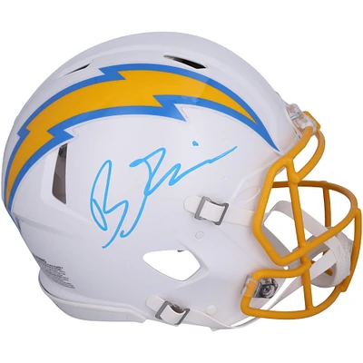 Brenden Rice Los Angeles Chargers Autographed Riddell Speed Authentic Helmet