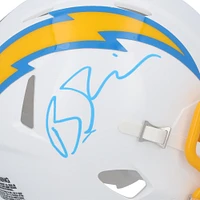 Brenden Rice Los Angeles Chargers Autographed Riddell Speed Mini Helmet