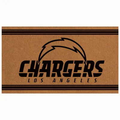Los Angeles Chargers 30'' x 18'' Logo Turf Mat - Brown