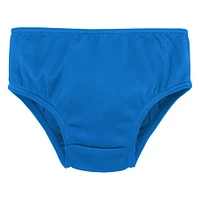 Ensemble deux pièces de pom-pom girl Spirit des Chargers Los Angeles bleu poudré pour filles d'âge préscolaire avec bloomers