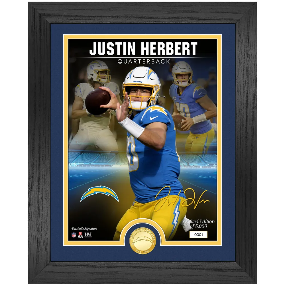 Lids Justin Herbert Los Angeles Chargers Highland Mint 13'' x 16'' Replica  Signature Photo Mint