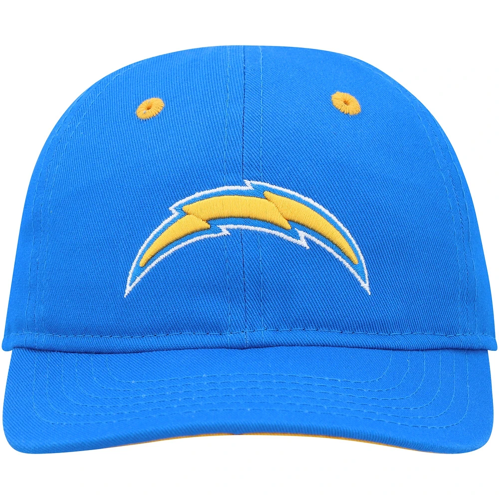 Casquette souple bleu poudré Los Angeles Chargers Team pour bébé