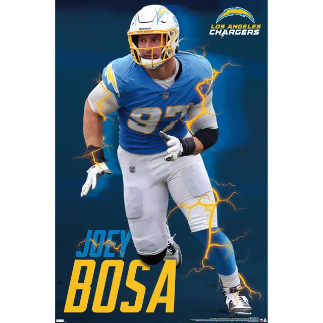 Joey Bosa Los Angeles Chargers Unsigned Running Photograph