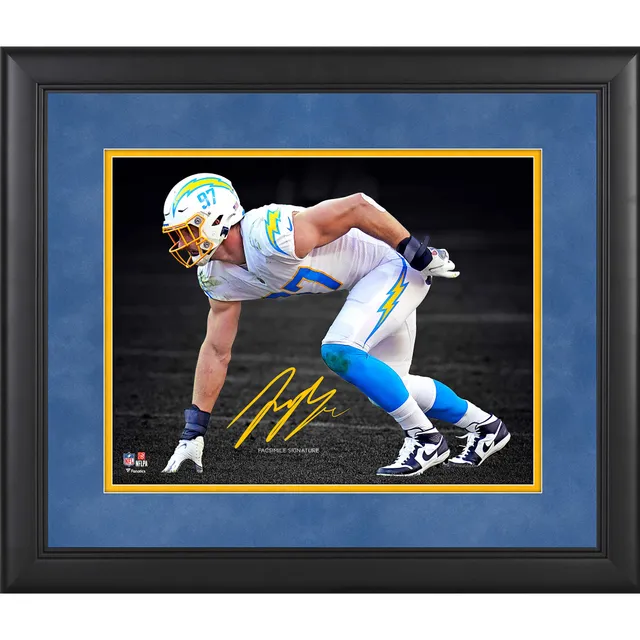 Lids Keenan Allen Los Angeles Chargers Fanatics Authentic Framed 11 x 14  Spotlight Photograph - Facsimile Signature