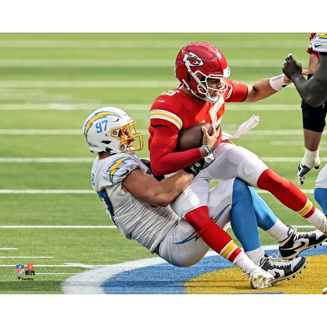 Joey Bosa Los Angeles Chargers Unsigned Sacks Josh Allen Photograph