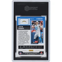 Justin Herbert Los Angeles Chargers 2023 Panini Contenders Optic Cracked Ice Prizm #31 #8/22 SGC Carte authentifiée 10