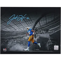 Justin Herbert Los Angeles Chargers Autographed 11" x 14" Tunnel Entrance Spotlight Photograph 