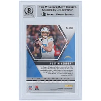 V106832 LosCha Justin Herbert Los Angeles Chargers Autographié 2020 Panini Mosaic NFL Debut #263 Beckett Fanatics Witnessed Authentifié 9/10 Rookie Card 10 Justin Herbert AUT PAA TRADING CARDS 45646 AUTTRC CA01F06888 #38