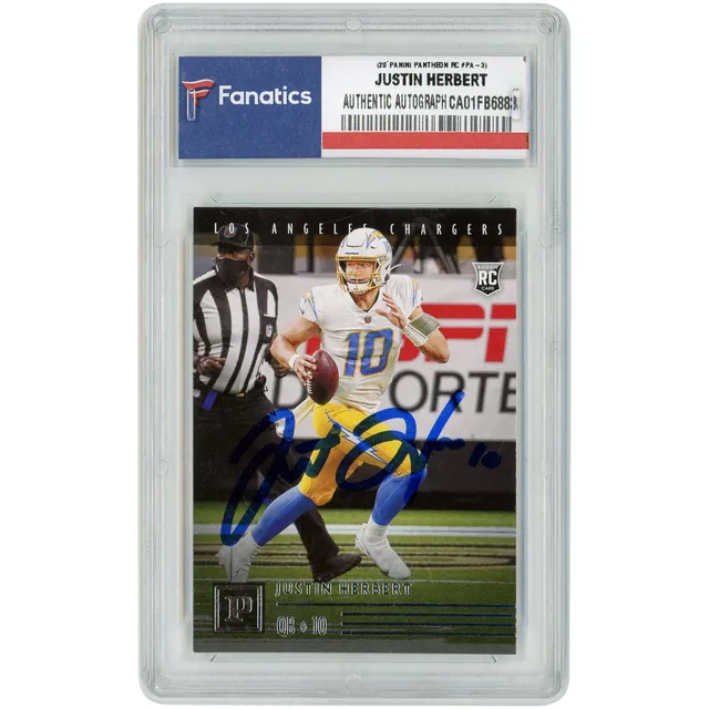 Justin Herbert Los Angeles Chargers Autographed Fanatics Authentic