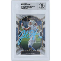 Carte de recrue authentifiée autographiée par Justin Herbert des Los Angeles Chargers Panini Select Light Blue Ink #44 Beckett Fanatics 2020