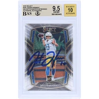 Carte de recrue autographiée 2020 Panini Select #244 Beckett Fanatics Witnessed Authenticated 9.5/10 Rookie par Justin Herbert des Los Angeles Chargers