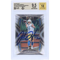 Carte de recrue autographiée 2020 Panini Select #244 Beckett Fanatics Witnessed Authenticated 9.5/10 Rookie par Justin Herbert des Los Angeles Chargers