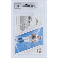Carte Panini Limited Relic #SS-JH #/99 Beckett Fanatics Witnessed Authenticated 10 de Justin Herbert Los Angeles Chargers autographiée 2021