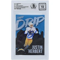 V106832 LosCha Justin Herbert Los Angeles Chargers Autographié 2021 Panini Prestige NFL Drip #ND-JH Beckett Fanatics Witnessed Authenticated 10 Card 10 Justin Herbert AUT PAA TRADING CARDS 45666 AUTTRC CA01F06927 #36