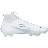 Chaussures Nike blanches dédicacées par Justin Herbert, des Chargers de Los Angeles, lors du match contre les Texans de Houston le 11 janvier 2025, avec l'inscription « GU 11» - Playoff Wild Card