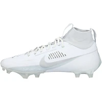 Chaussures Nike blanches dédicacées par Justin Herbert, des Chargers de Los Angeles, lors du match contre les Texans de Houston le 11 janvier 2025, avec l'inscription « GU 11» - Playoff Wild Card