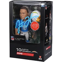 Figurine de 6 pouces dédicacée de Justin Herbert des Los Angeles Chargers, série 3, GameChangers