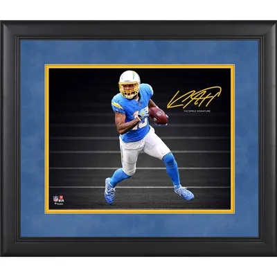 Lids Rashawn Slater Los Angeles Chargers Fanatics Authentic Facsimile  Signature Framed 11'' x 14'' Spotlight Photograph