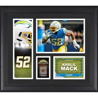 Joey Bosa Los Angeles Chargers Framed 15 x 17 Player Collage with A Piece of Game-Used Football