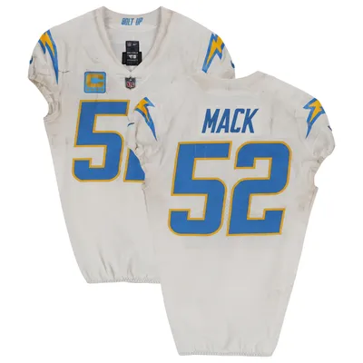 Lids Khalil Mack Los Angeles Chargers Fanatics Authentic Game-Used #52  Jersey vs. Kansas City Chiefs on September 15, 2022 - White