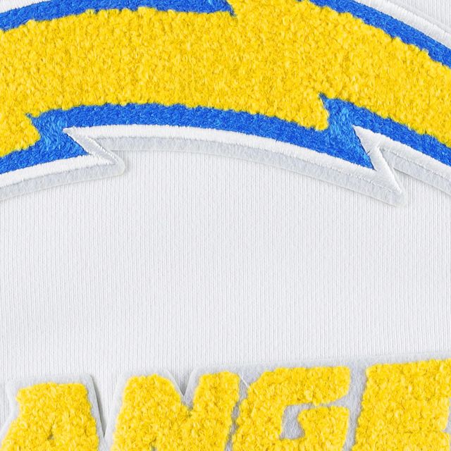 LA Chargers Pro Standard Blanc Mash Up Sweat à capuche épais