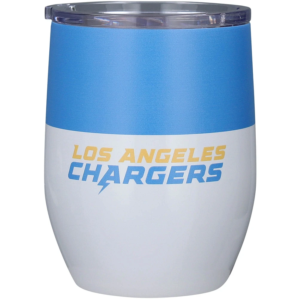 Chargeurs Los Angeles 16 oz. Gobelet incurvé en acier inoxydable Colorblock