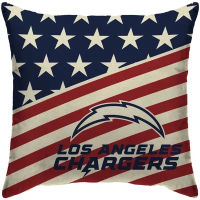 Los Angeles Chargers 18'' x 18'' Team Americana Decorative Throw Pillow