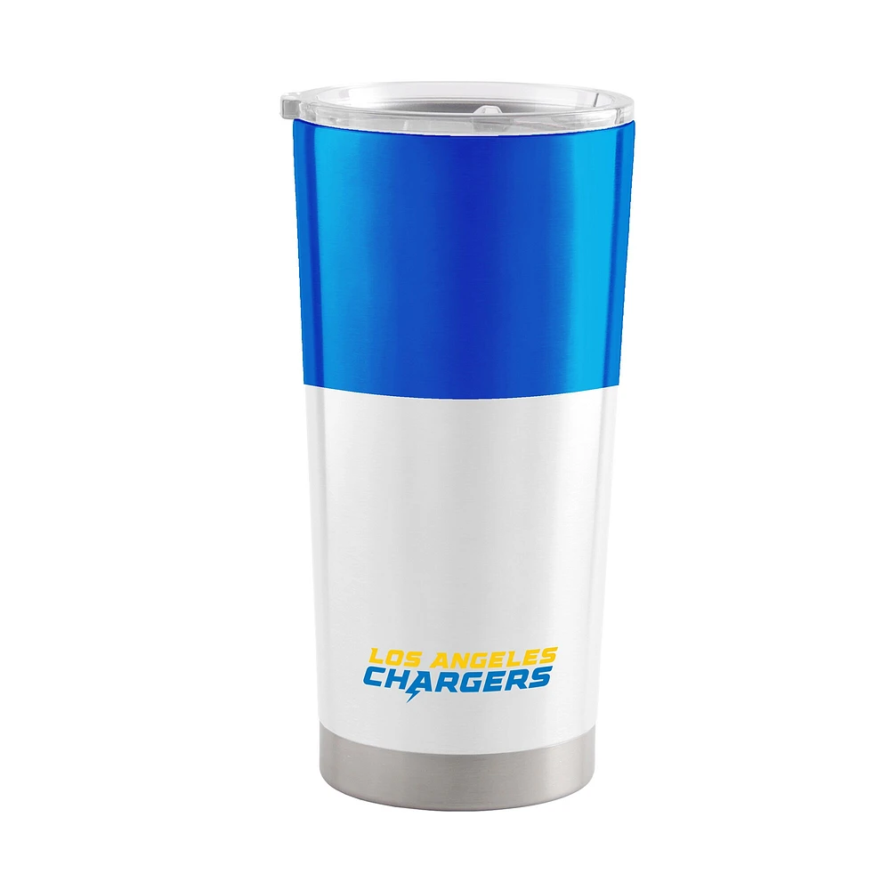 Chargeurs Los Angeles 20 oz. Gobelet en acier inoxydable à blocs de couleurs