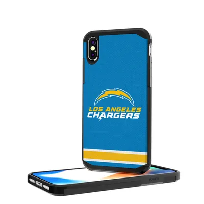Los Angeles Chargers iPhone Rugged Stripe Design Case