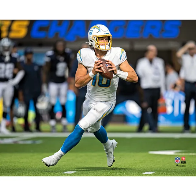 Justin Herbert Los Angeles Chargers Unsigned Throwing Photograph