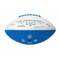 Ballon de football signature des Los Angeles Chargers