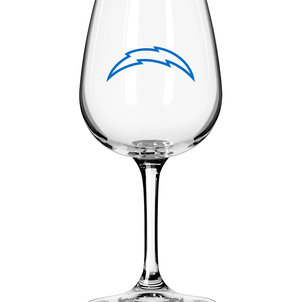 Logo des Chargers de Los Angeles 12oz. Verre à vin à pied