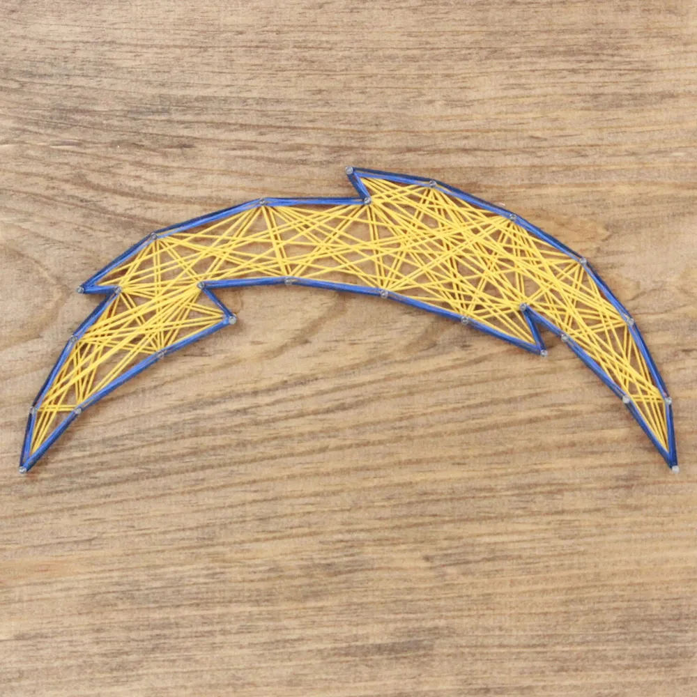 Los Angeles Rams Team Pride String Art Craft Kit