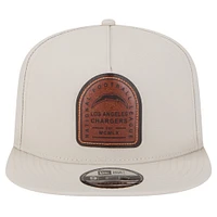 Men's New Era  Stone Los Angeles Chargers Premier 9FIFTY Snapback Hat