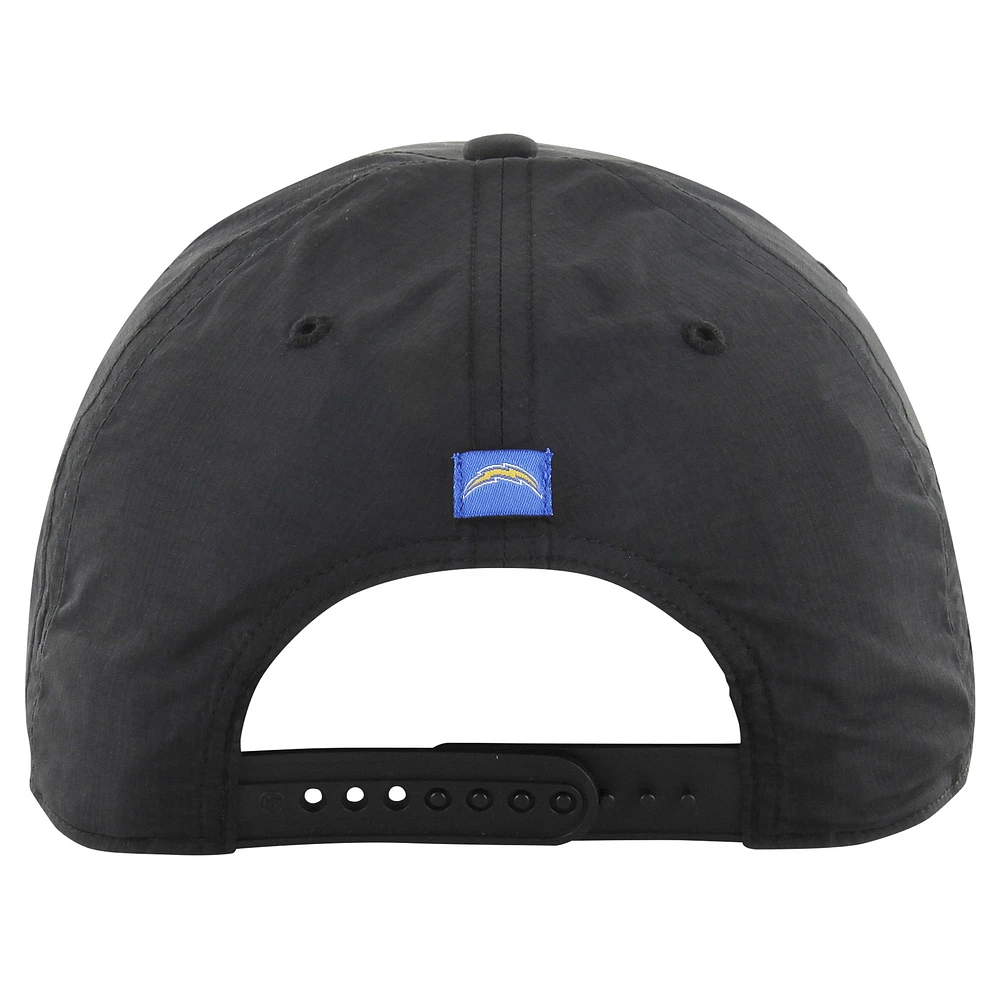 Men's '47 Black Los Angeles Chargers Fairway Hitch brrr Adjustable Hat