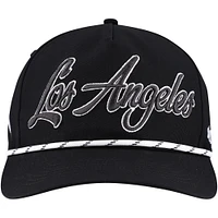 Casquette ajustable Overhand Speckle Hitch noire Los Angeles Chargers '47 pour homme